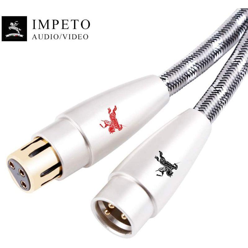 イタリアIMPETO ，ドイツ製造Hi-Fi のXLRオーディオケーブル（オス-メス）キャノンケーブル/xlrケーブル/3ピンマイクロフォン ，ドイツ製造Hi Fi のXLRオーディオケーブル オス メス キャノンケーブル/xlrケーブル/3ピンマイクロフォン