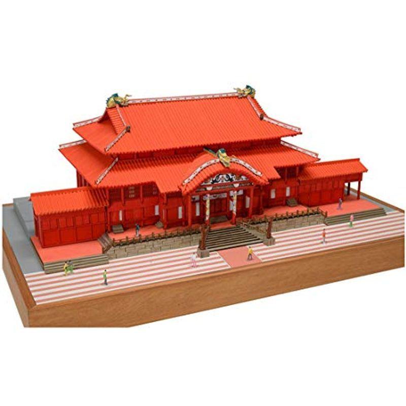 豊富なギフト アクアキャッスル 余暇楽屋ウッディジョー 木製建築模型 150大阪城 天守閣 塗料セット