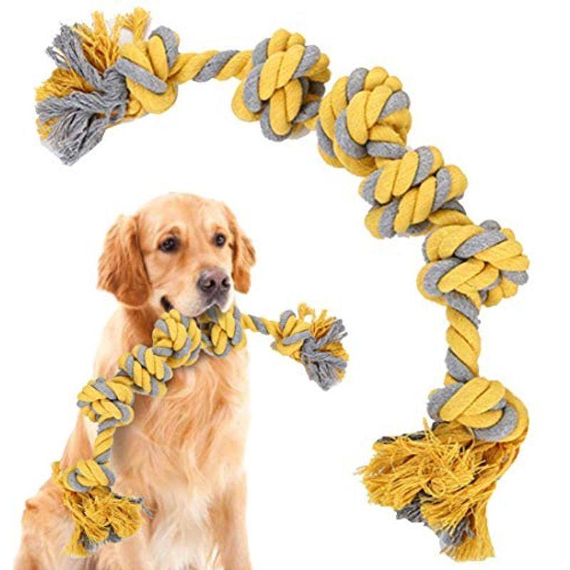 犬おもちゃ 犬用噛むおもちゃ玩具 犬ロープおもちゃ 中型犬 大型犬 ペット用 丈夫 天然コットン 犬用ロープ玩具 ストレス解消 清潔 歯磨き 2q8ka3d66f Www Familyontour De