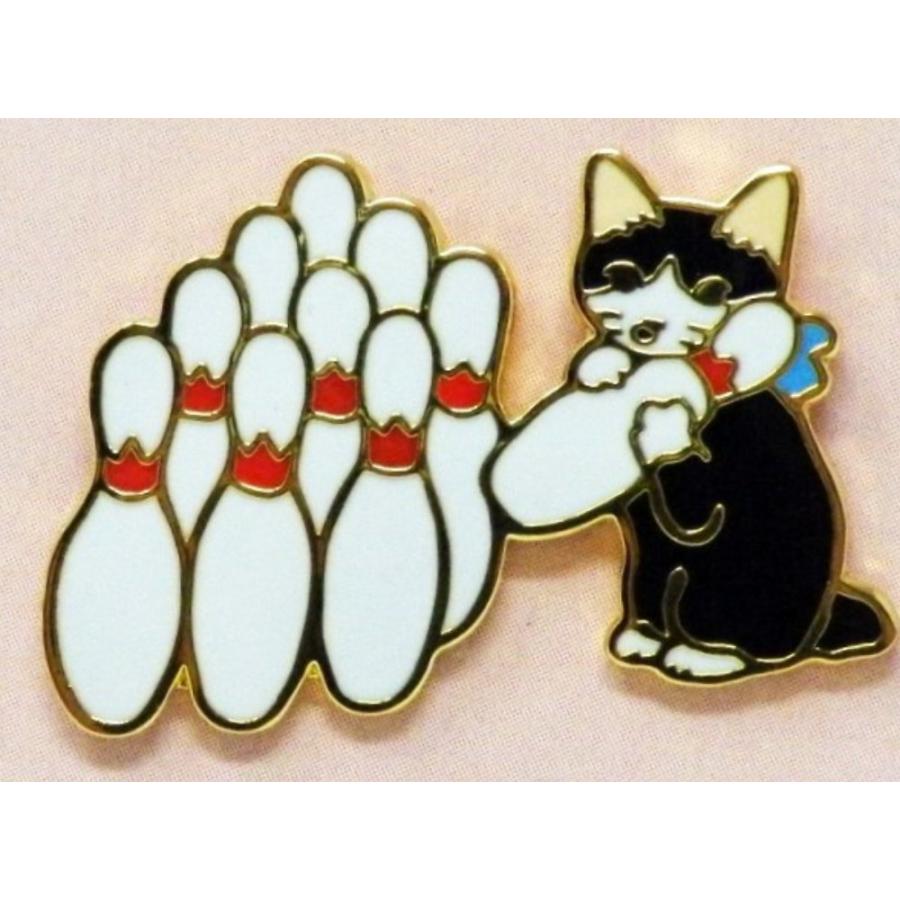 【未使用】Pinfinity　1993個限定品　ちびニコル・ボーラス　ピンズ ポタリングキャット ピンズ ボウリング ボーリング ピン ピンバッジ