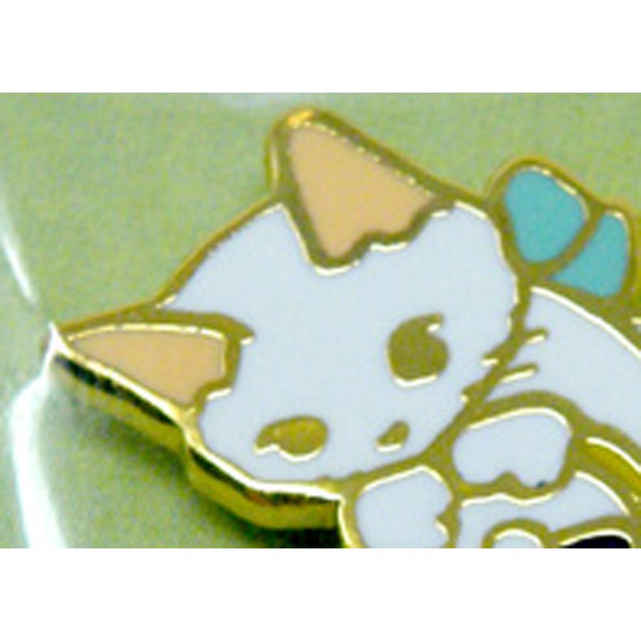 ポタリングキャット ピンズ お茶 ピンバッジ ピンブローチ グッズ 猫