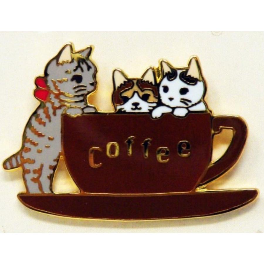 ポタリングキャット ピンズ カップ ピンバッジ ピンブローチ ポタリングキャット ピンズ カップ ピンバッジ ピンブローチ