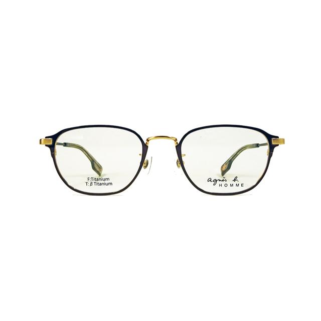 52-0012 C-01 新型 アニエスベー オム Agnes b. HOMME メタル 新品