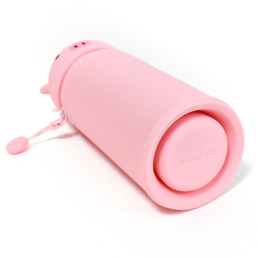 ペンケース リヒトラブ Lihit Lab スタンドペンケース アニマル かわいい おしゃれ 立つ ファッションデザイナー シリコン ブランド 動物