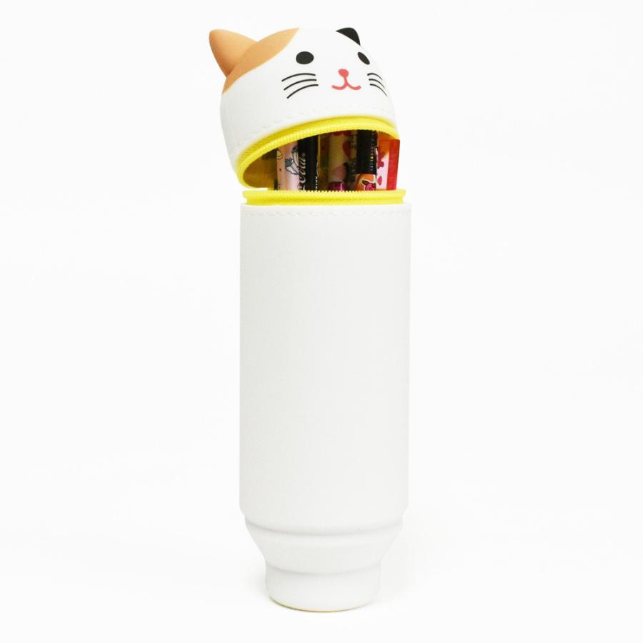 ペンケース リヒトラブ Lihit Lab スタンドペンケース アニマル かわいい おしゃれ 立つ ファッションデザイナー シリコン ブランド 動物