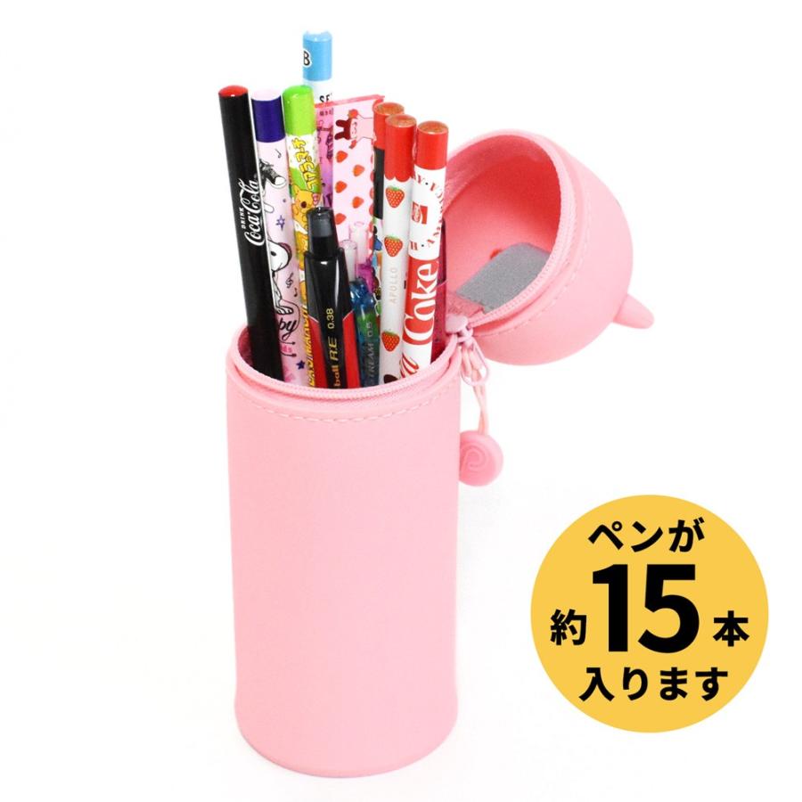 ペンケース リヒトラブ Lihit Lab スタンドペンケース アニマル かわいい おしゃれ 立つ ファッションデザイナー シリコン ブランド 動物