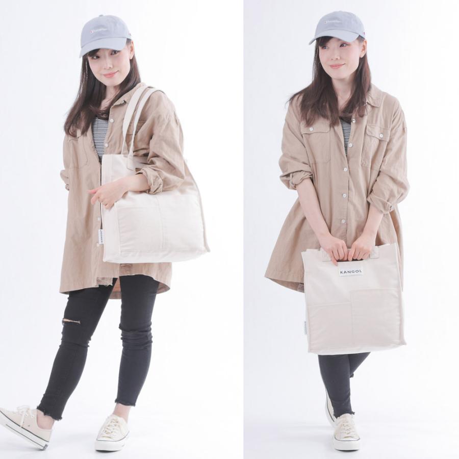 トートバッグ カンゴール KANGOL メンズ レディース 帆布 キャンバス トート 大きめ A4 ブランド おしゃれ 大容量 2way｜opabinia｜05