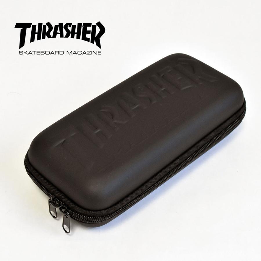 THRASHER スラッシャー EVA ペンケース 筆箱 ポーチ ペンポーチ メガネケース GLASSES CASE 工具入れ 道具箱 スケボー SKATEBOARD スケート SK8 74606001｜opabinia｜03