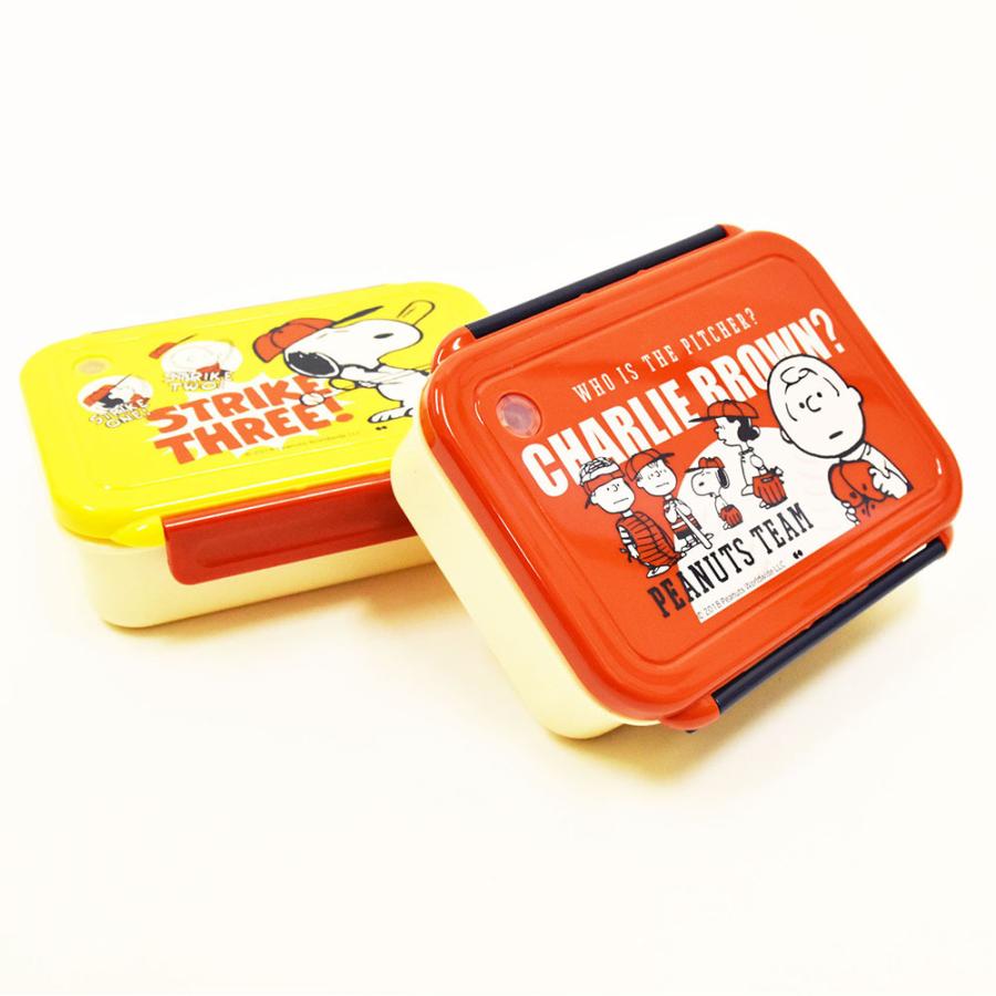 弁当箱 Lunch box SNOOPY スヌーピー PEANUTS ピーナッツ 大容量 500ml サンドイッチ 入園 入学 贈り物 ギフト キャンプ 運動会 遠足｜opabinia｜05