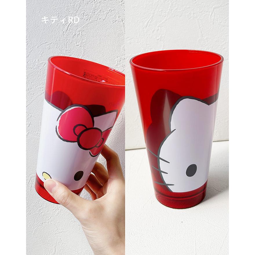 コップ サンリオ キャラ アクリルタンブラー SANRIO アクリルタンブラー Lサイズ 大きめ 大きい 子供 キッズ 割れない 食器 キャラ ペア 家族｜opabinia｜15