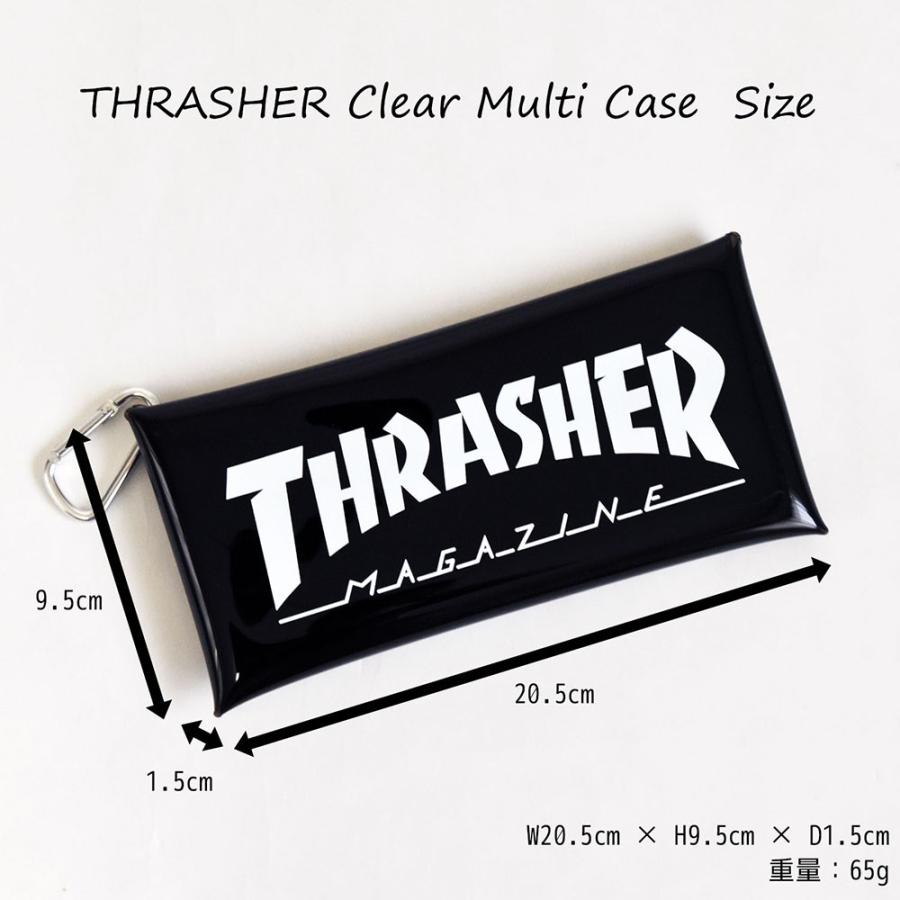 クリア ペンケース 筆箱 THRASHER スラッシャー 道具 工具入れ 整備 ホイール ペンポーチ PENCASE skateboard PEN プレゼント 贈り物 入園 入学 鉛筆 74605801｜opabinia｜15