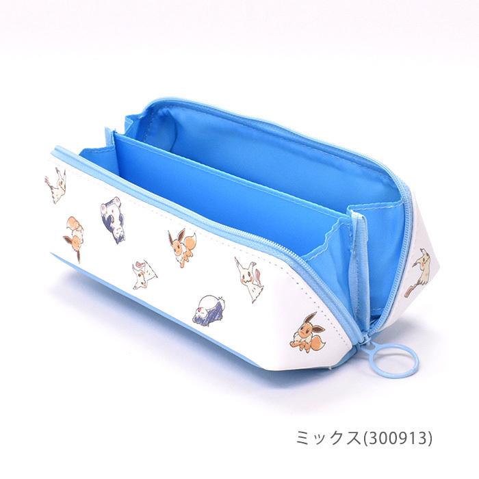 イーブイ ピカチュウ ポケモン ペンケース ペンポーチ ポケットモンスター 柄 白 黒 モノクロ ブラック マルチカラー ターンオープンペンケース 大きく開く N2 Opabinia 通販 Yahoo ショッピング