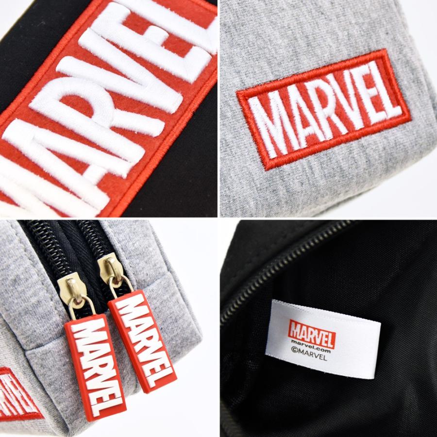 ペンケース マーベル Marvel 筆箱 おしゃれ ポーチ ブランド 大容量 ツインファスナー 刺繍 小学校 中学校 高校 430 N2 Opabinia 通販 Yahoo ショッピング