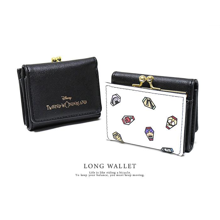 ツイステッドワンダーランド 二つ折り ディズニー Disney 財布 長財布 シンプル 小銭入れ ウォレット お財布 ツイステ お洒落 ロゴ ブラック ホワイト Opabinia 通販 Yahoo ショッピング