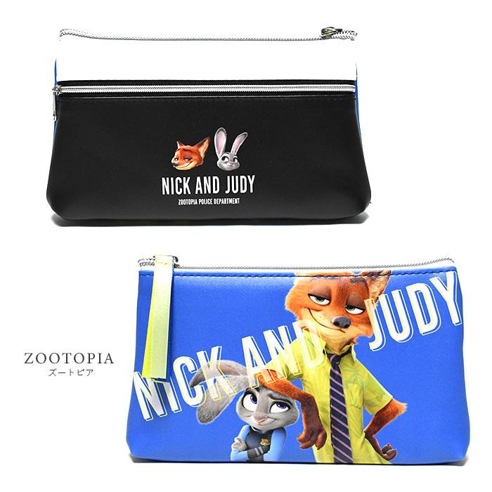筆箱 筆記用具 文房具 ディズニー Disney フラット フラットポーチ ポーチ ペンケース ペンポーチ マルチケース 旅行 お洒落 かわいい ズートピア Opabinia 通販 Yahoo ショッピング