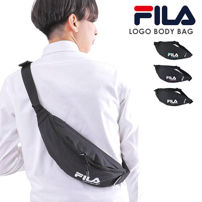 ウエストバッグ ボディバッグ FILA フィラ ヒップバッグ スリム 細い