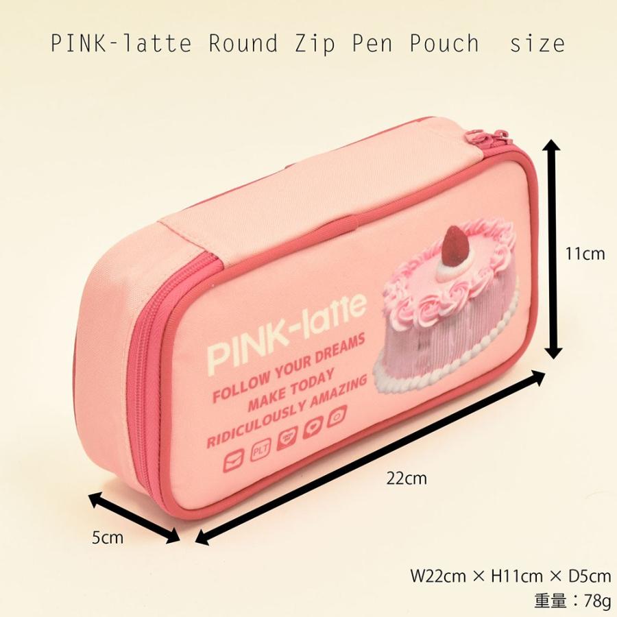 ラウンド ポーチ ペンポーチ ペンケース 筆箱 文房具 文具 鉛筆 筆記具 Pencil Pink Latte ピンクラテ Pink Latte Ladies Pencase Pencil H150 52 H180 24 H180 24 N2 Opabinia 通販 Yahoo ショッピング