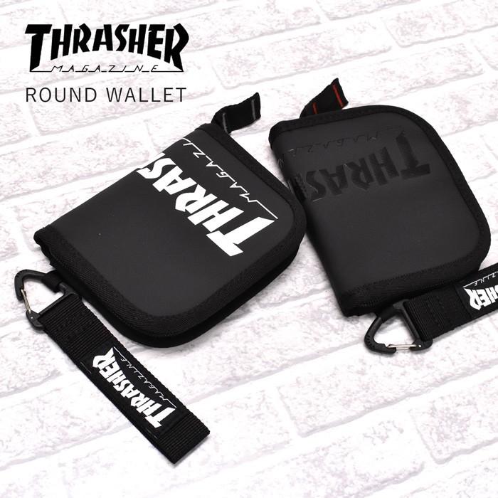 財布 二つ折り 軽量 撥水 Thrasher スラッシャー Unisex Mens Ladies R B ラウンドファスナー ウォレット ロゴ かっこいい 学生 スケーター Thr 123 Opabinia 通販 Yahoo ショッピング