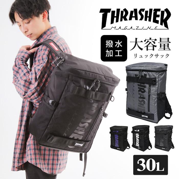 リュック リュックサック スラッシャー THRASHER メンズ レディース 黒 おしゃれ 30L 大容量 通学 通勤 ブランド｜opabinia