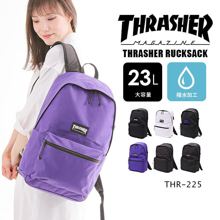 Thrasher スラッシャー リュック シンプル ブランド ユニセックス リュックサック レディース メンズ デイパック バックパック B4 23l Thr 225 Opabinia 通販 Yahoo ショッピング