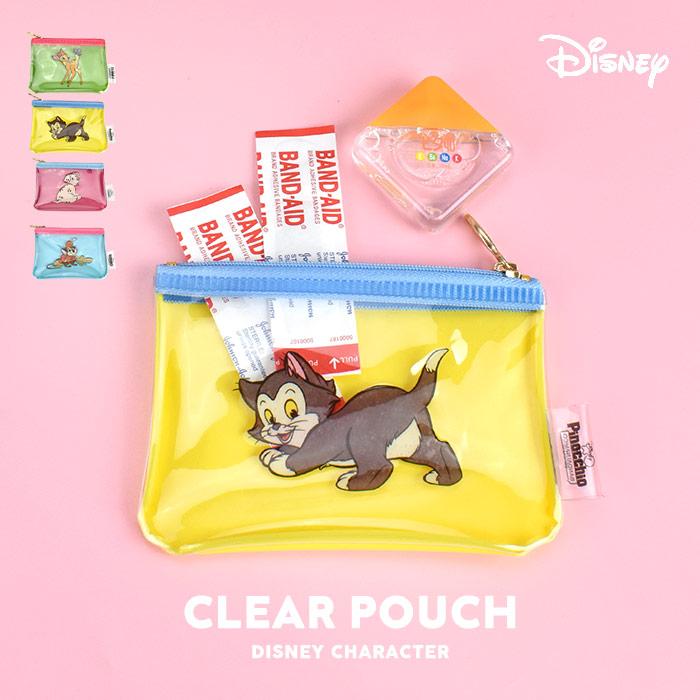 クリアポーチ レディースポーチ ミニ 小物入れ おしゃれ キャラ ディズニー ディズニーキャラクター ピノキオ ダンボ バンビ 101匹わんちゃん 猫 ねこ いぬ S N2 Opabinia 通販 Yahoo ショッピング