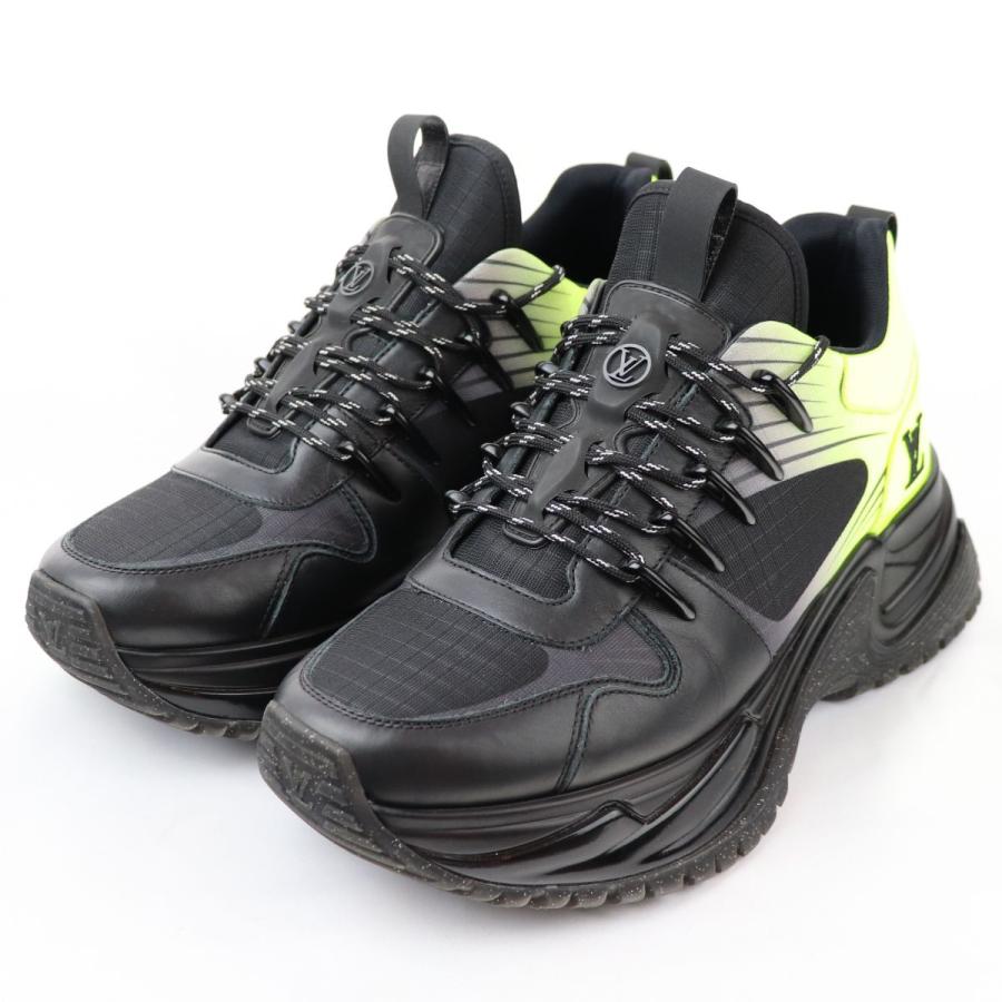 ルイヴィトン ランアウェイ パルス ラインスニーカー 5 黒 黄 美品 18年製 モノグラムフルオ シューズ Louis Vuitton Q1 オパールヤフーショッピング店 通販 Yahoo ショッピング