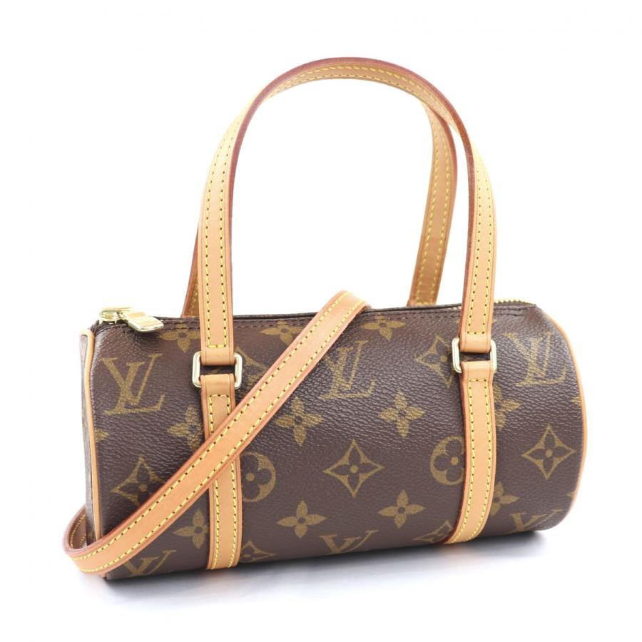 ルイヴィトン ミニ パピヨン19 モノグラム ハンドバッグ M513 茶 ゴールド金具 未使用 ショルダーバッグ Louis Vuitton L1 オパールヤフーショッピング店 通販 Yahoo ショッピング