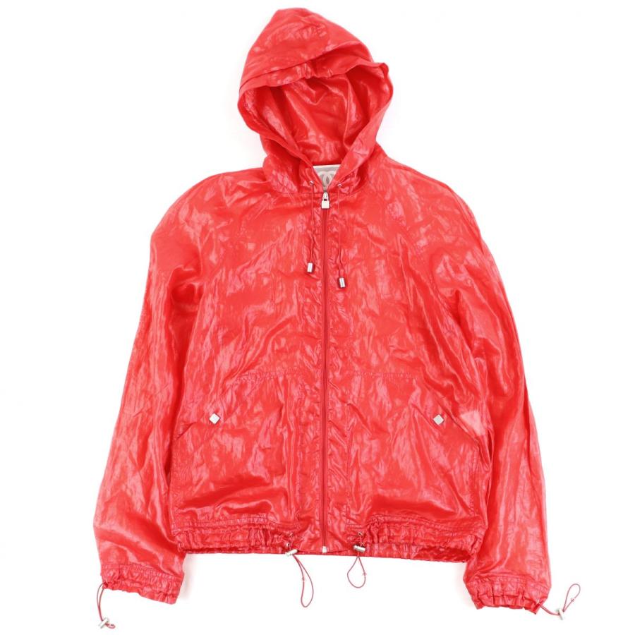 シャネルスポーツ Chanel Sports 06a ナイロンパーカー フーディ ジップアップ シースルー ココマーク レディース 赤 38 C3 オパールヤフーショッピング店 通販 Yahoo ショッピング