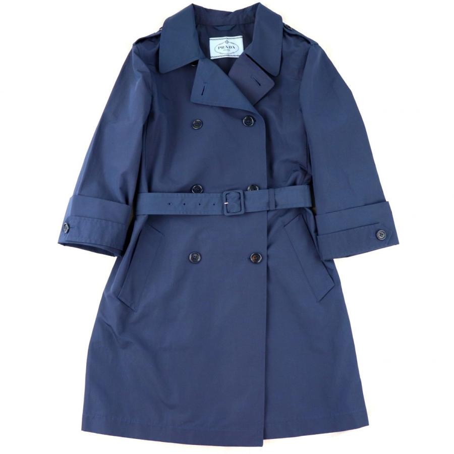プラダ トレンチコート レディース ネイビー 40 美品 ベルト付き 15年製 Prada F4 オパールヤフーショッピング店 通販 Yahoo ショッピング