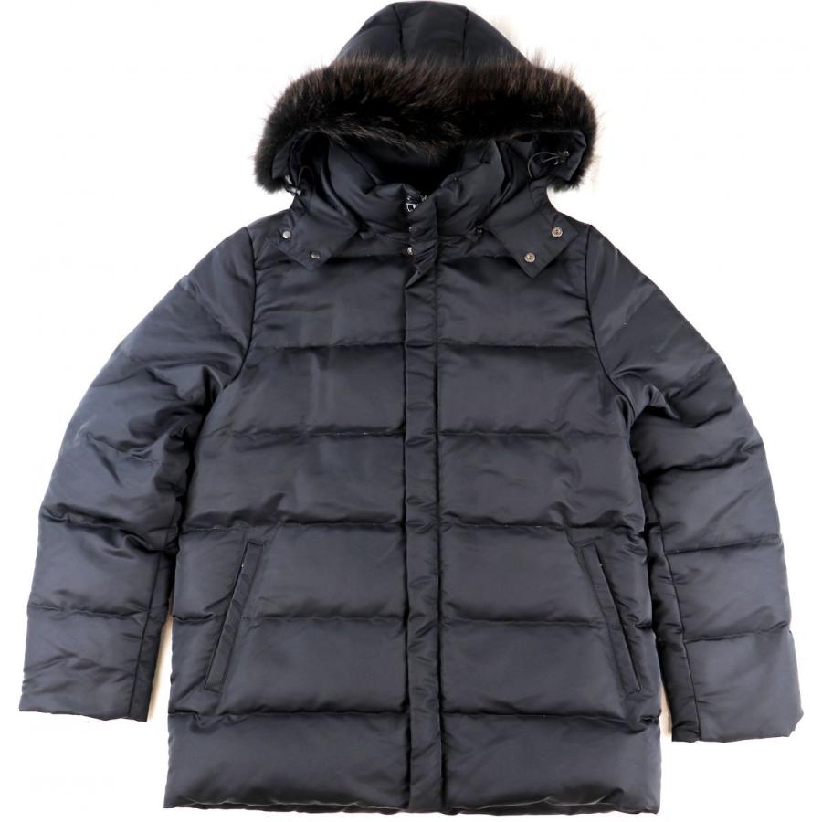 Wjk デュベティカ ファー付き ダウンジャケット メンズ 黒 M コート ドローコード フード Ny03 Duvetica オパールヤフーショッピング店 通販 Yahoo ショッピング