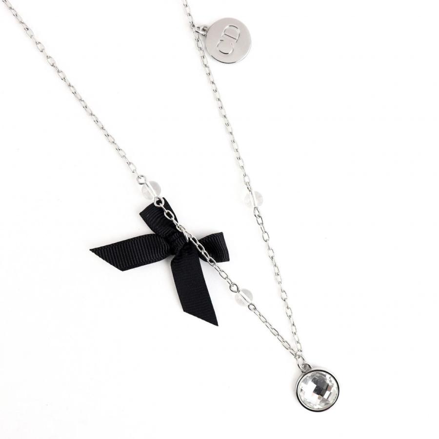 クリスチャンディオール パール スター リボン チェーンネックレス シルバー レディース 美品 Christian Dior Z1 オパールヤフーショッピング店 通販 Yahoo ショッピング