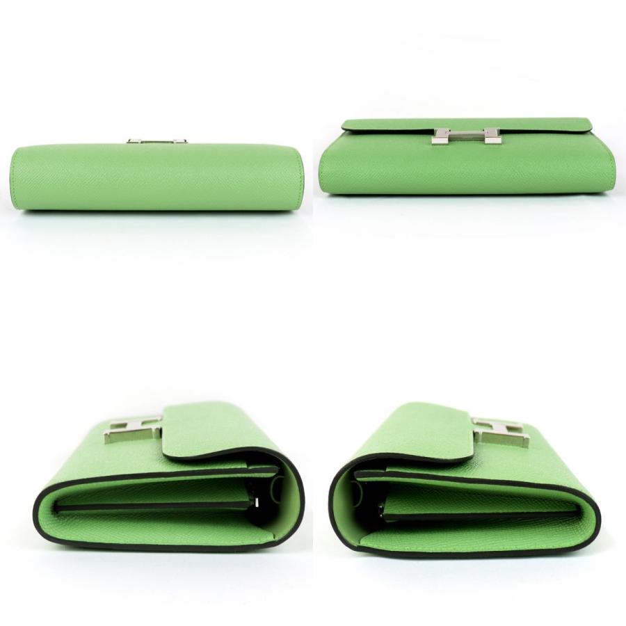 エルメス コンスタンス ウォレット トゥーゴー ロング 長財布 エプソン 緑系 シルバー Y刻印 年 未使用 ストラップ Hermes Z1 オパールヤフーショッピング店 通販 Yahoo ショッピング