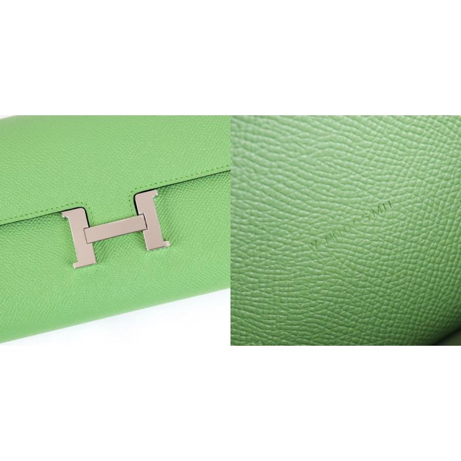 エルメス コンスタンス ウォレット トゥーゴー ロング 長財布 エプソン 緑系 シルバー Y刻印 年 未使用 ストラップ Hermes Z1 オパールヤフーショッピング店 通販 Yahoo ショッピング
