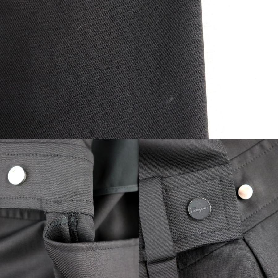 サルヴァトーレフェラガモ フレンチスリーブワンピース レディース 黒 48 美品 ウール クルーネック Salvatore Ferragamo G3 オパールヤフーショッピング店 通販 Yahoo ショッピング