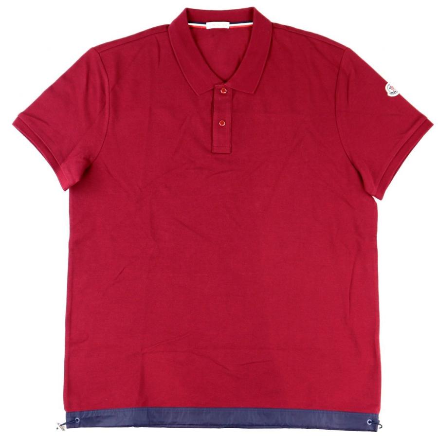 モンクレール ポロシャツ メンズ 赤系 L 未使用 コットン ナイロン切替 ドローコード ワッペン 16年製 Moncler F3 オパールヤフーショッピング店 通販 Yahoo ショッピング