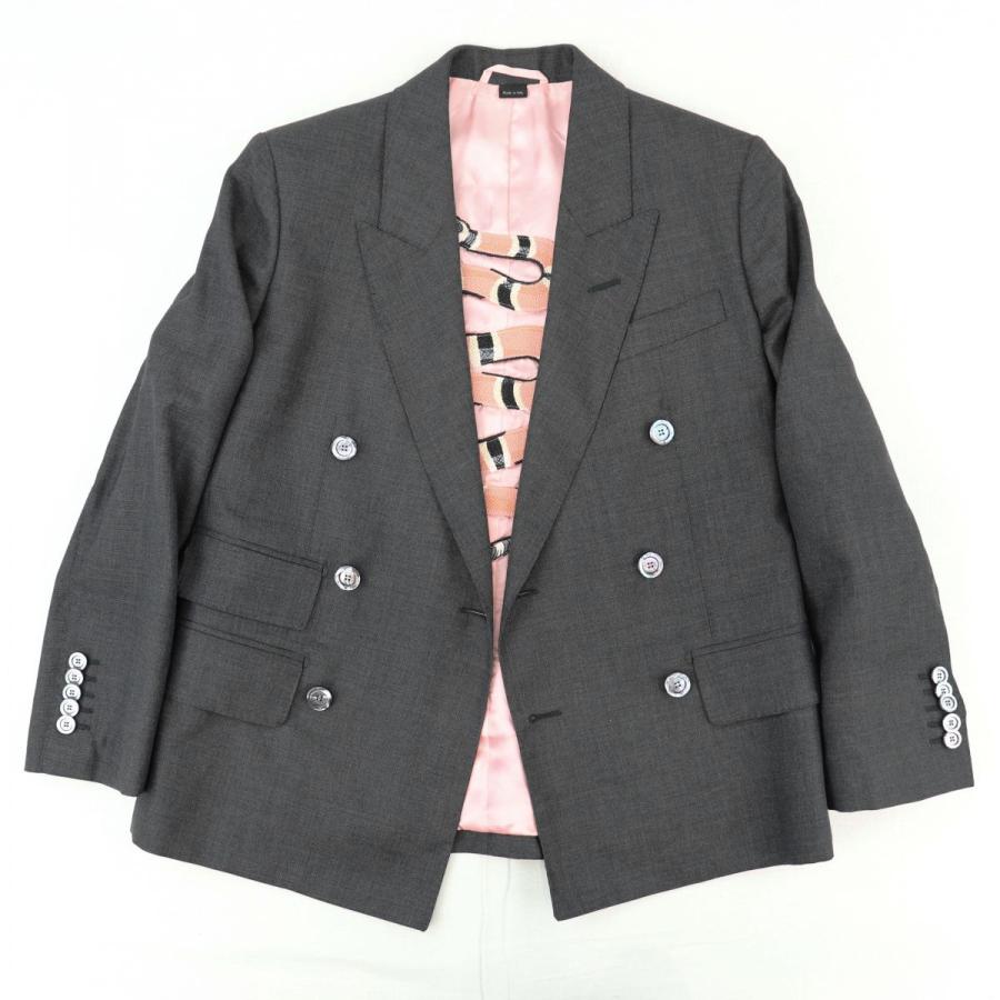 グッチ 16ss スネーク ダブルテーラードジャケット メンズ グレー 38 美品 ウール ミケーレ ケリングタグ Gucci G3 162 162 オパールヤフーショッピング店 通販 Yahoo ショッピング