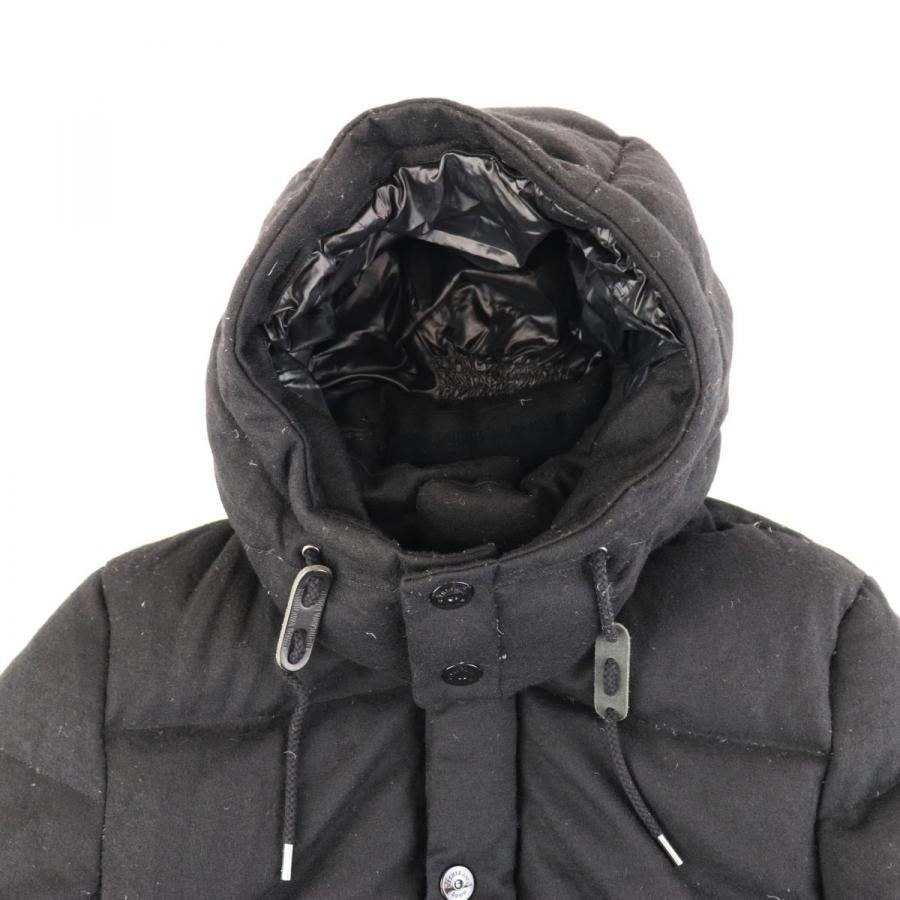 ナノユニバース 西川ダウン ウールダウンジャケット メンズ 黒 M フード付き ダブルジップ Nano Universe D4 オパールヤフーショッピング店 通販 Yahoo ショッピング