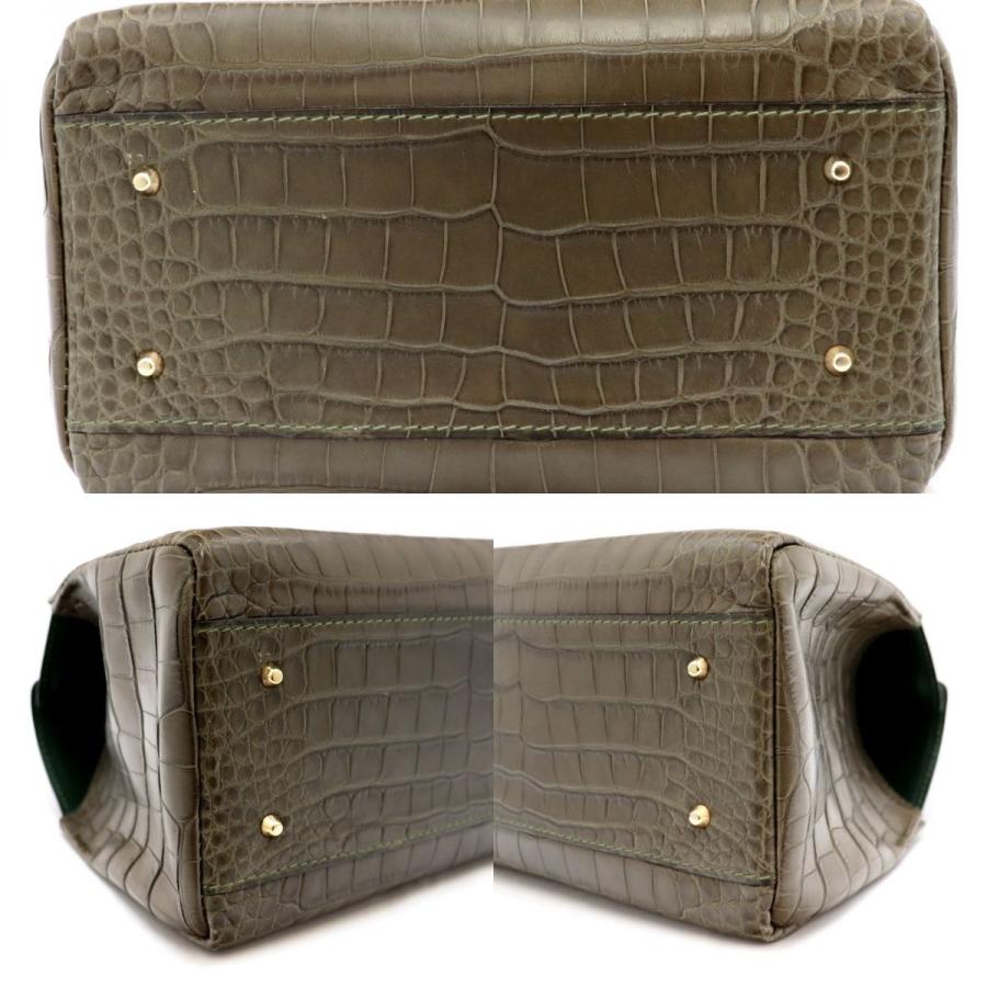 MORABITO 美品 モラビト オルセー クロコダイル レザー 2way MORABITO 美品 モラビト オルセー クロコダイル レザー 2way