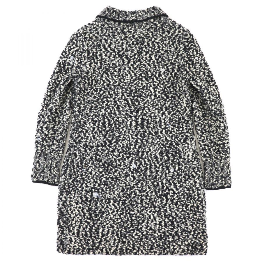 シャネル ヴィンテージ 94a ロングスリーブニットワンピース レディース 黒 白 40 タートルネック ココマーク Vintage Chanel B2 オパールヤフーショッピング店 通販 Yahoo ショッピング