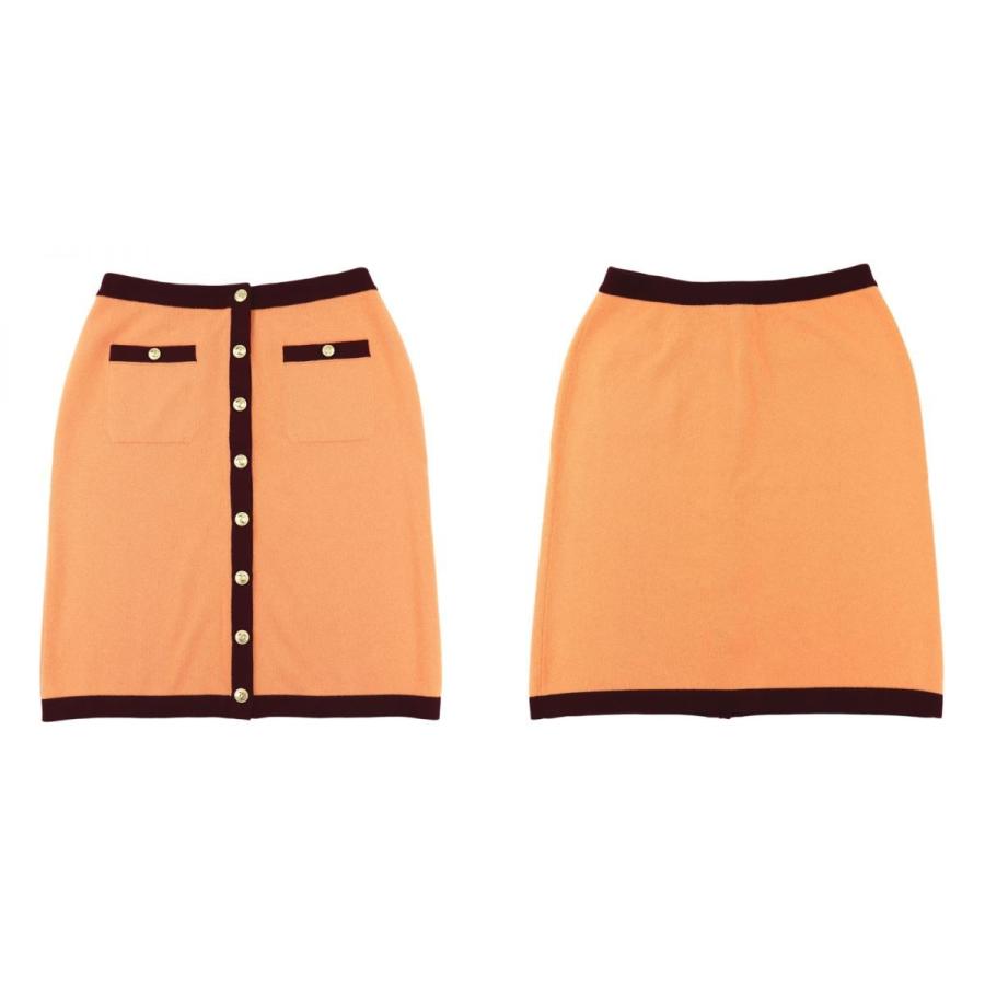 シャネル 20AW メティエダール カシミアニットセットアップ レディース