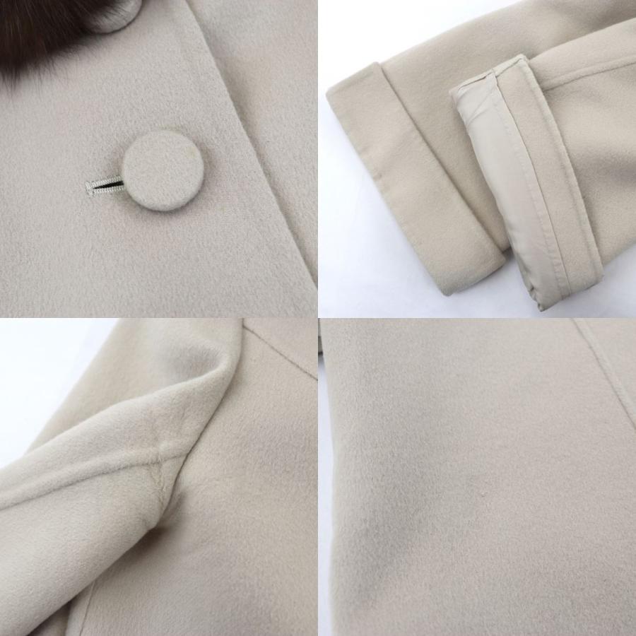 フォクシー セーブルファー襟 カシミヤ スカートスーツ レディース ベージュ 42 美品 ジャケット セットアップ Foxey I1 オパールヤフーショッピング店 通販 Yahoo ショッピング