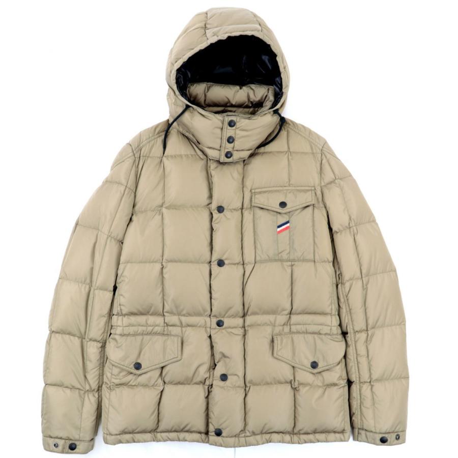 モンクレール Allier フード付き ダウンジャケット メンズ ベージュ系 3 ナイロン 国内正規 トリコロールライン Moncler G4 オパールヤフーショッピング店 通販 Yahoo ショッピング