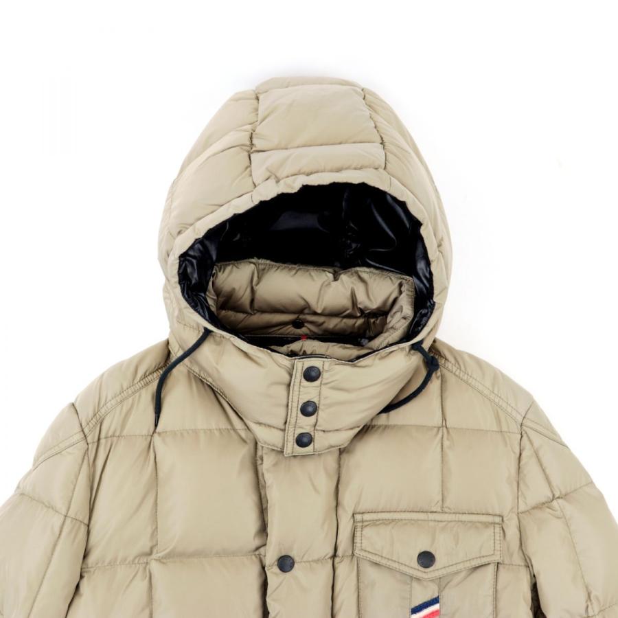モンクレール Allier フード付き ダウンジャケット メンズ ベージュ系 3 ナイロン 国内正規 トリコロールライン Moncler G4 オパールヤフーショッピング店 通販 Yahoo ショッピング