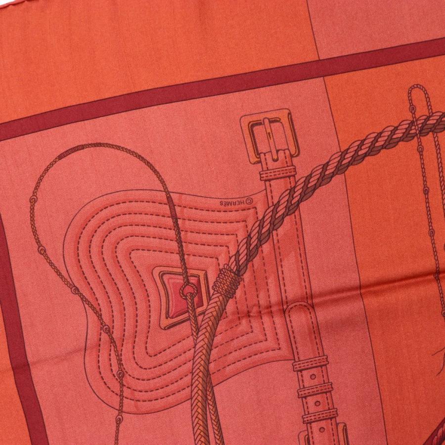 エルメス　スカーフ90 ディップダイ　クリッククラック柄 エルメス ディップダイ クリッククラック カレ90 シルク