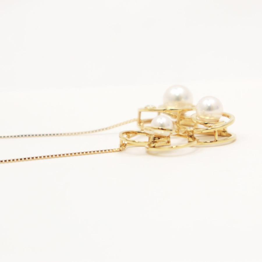 タサキ インバイティング エニーマ ペンダント ダイヤモンド パール 3wayネックレス K18 750 0.05 ゴールド 美品 TASAKI【Z3-18466】 |  | 03