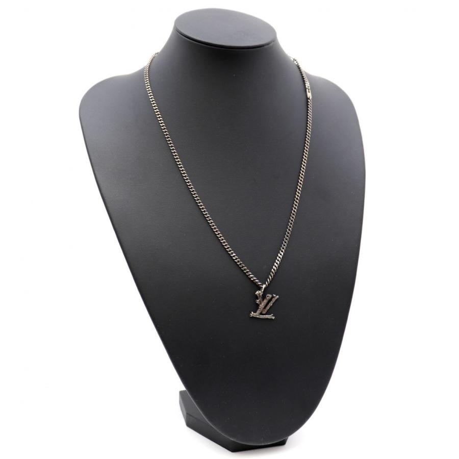 ルイヴィトン Lvウッド ペンダント チェーンネックレス メンズ シルバー系 年製 Mp2818 Louis Vuitton Z2 オパールヤフーショッピング店 通販 Yahoo ショッピング