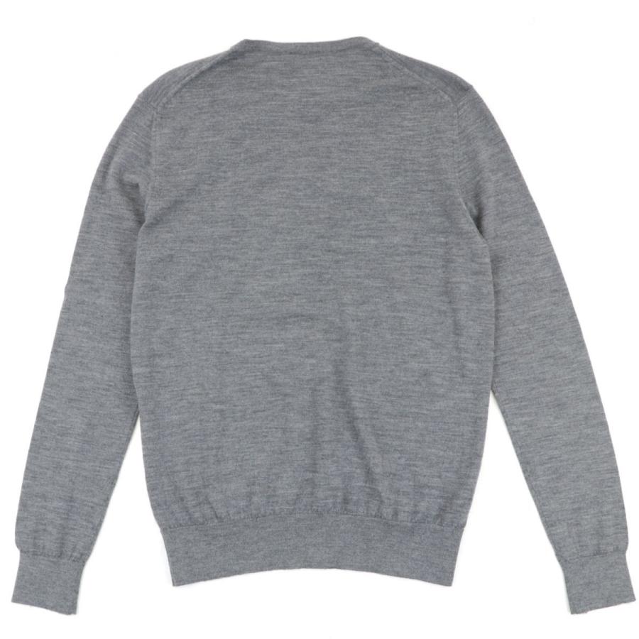 ロエベ チーズ クルーネックニットセーター メンズ グレー×黄色 S