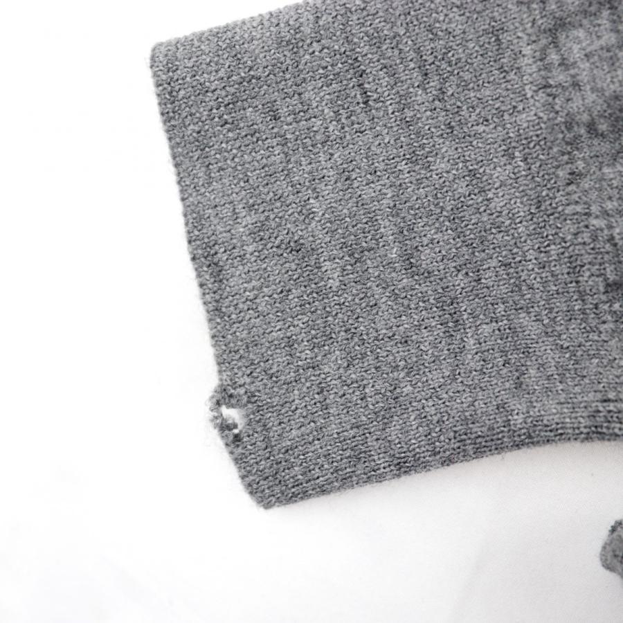 ロエベ チーズ クルーネックニットセーター メンズ グレー×黄色 S