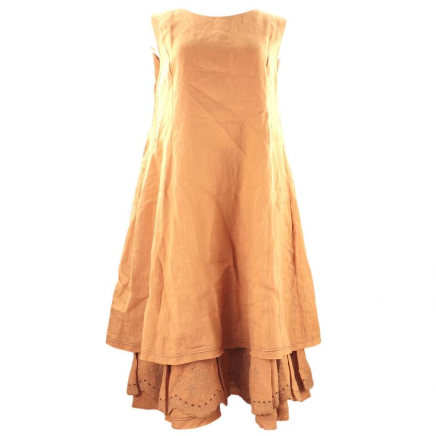 フォクシー レース切替 ノースリーブワンピース ドレス レディース オレンジ系 38 18年 365 Dress Summer Dream Foxey H1 オパールヤフーショッピング店 通販 Yahoo ショッピング