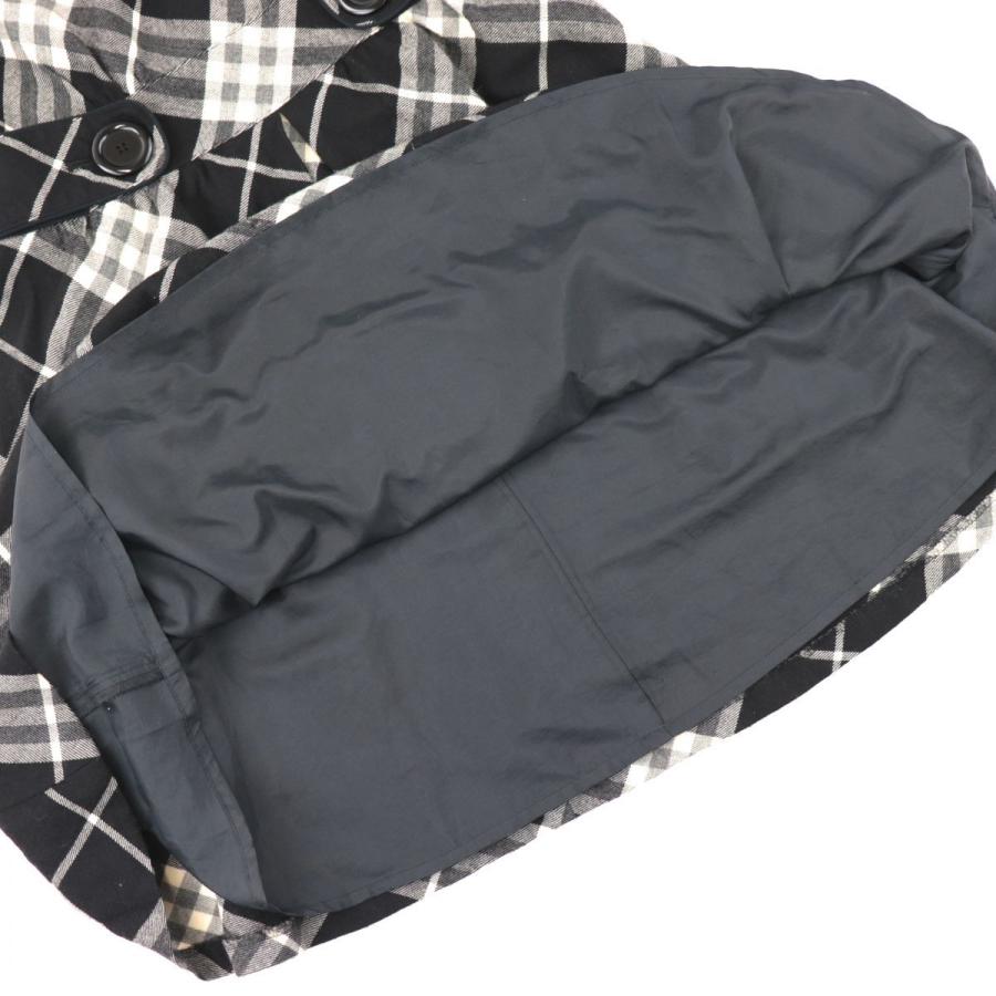 高速配送 美品 バーバリーブルーレーベル チェック柄ワンピース ノースリーブ 秋冬 黒 新色追加